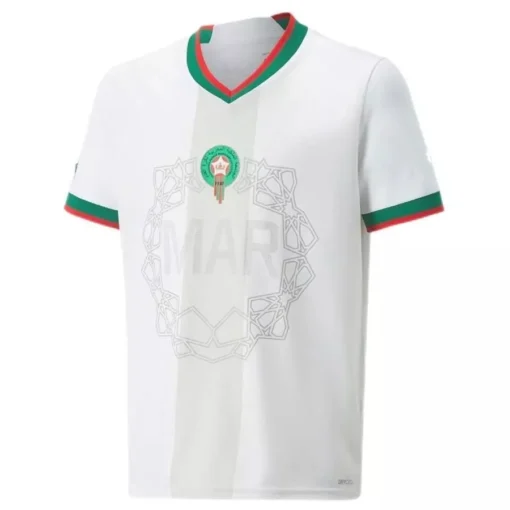Maroc maillot Coupe Du Monde Blanc 2022 x Palestine - Image 2